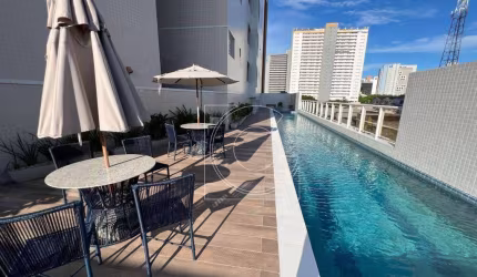 Ed. Aquárius Residence, Apartamento 54 m², 2 quartos, Nascente, Praia de Iracema, Fortaleza/CE