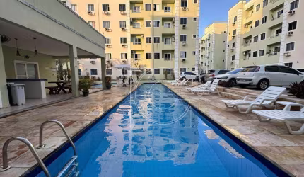 Costa Atlântica Condomínio Clube, Apartamento 43,78m², 2 quartos, Nascente, Manoel Dias Branco, Fortaleza/CE