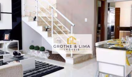Sobrado com 3 dormitórios à venda, 119 m² por R$ 617.000,00 - Parque Santo Antônio - Taubaté/SP