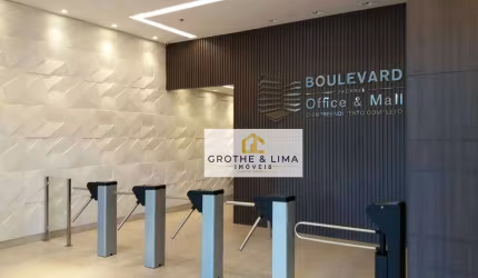 Sala comercial no contrapiso à venda, 26 m²- Centro - Jacareí/SP