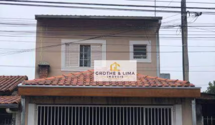 Sobrado com 4 dormitórios à venda, 179 m² por R$ 635.000,00 - Residencial União - São José dos Campos/SP