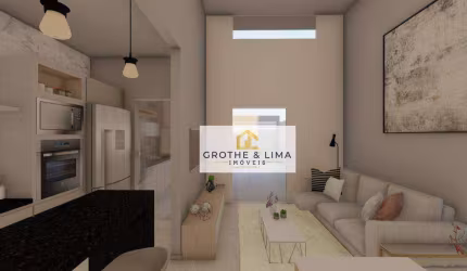 Casa com 2 dormitórios com suíte e churrasqueira  à venda, 85 m² por R$ 350.000 - Parque do Museu - Caçapava/SP