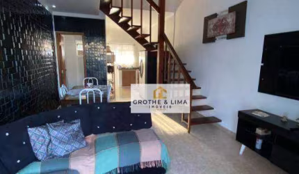 Sobrado com 2 Suítes à venda, 80 m² por R$ 400.000 - Balneário Recanto Do Sol - Caraguatatuba/SP