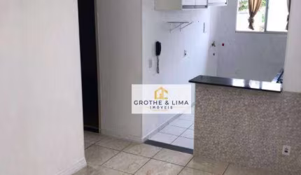 Apartamento com 2 dormitórios para alugar, 50 m² por R$ 1.400,00/mês - Santa Catarina - Taubaté/SP
