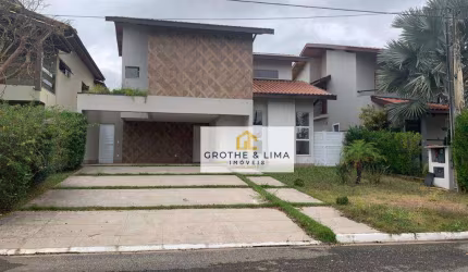 Lindo Sobrado, em condomínio fechado com 3 dormitórios, sendo 3 suítes,  para venda, 300 m² por R$ 5.500/mês - Esplanada Independência - Taubaté/SP