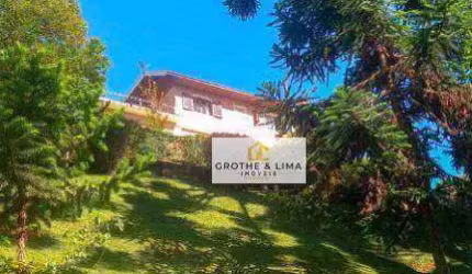 Sobrado com  4 dormitórios,  AC: 170 m² - AT: 1300m²  venda por R$ 830.000 ou aluguel por R$ 6.200/mês - Vale Encantado - Campos do Jordão/SP