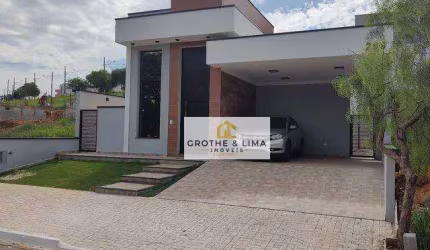 Casa nova com 3 dormitórios, 1 com suíte à venda, 133 m² - Reserva do Vale - Caçapava/SP