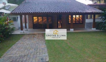 TOR050 - Casa praia, condomínio fechado, 5 dormitórios, 3 suítes, 256m² AC, terreno 360m² local excelente, fácil ac - Park Imperial - Caraguatatuba/SP