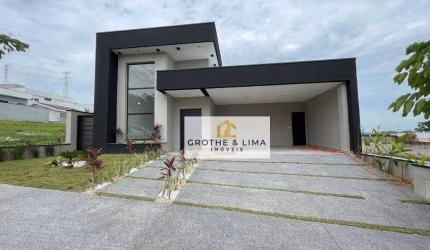 Maravilhosa casa com 3 dormitórios, sendo 1 suíte com closet, à venda, 150 m² por R$ 1.100.000 - Residencial Terras Do Vale - Caçapava/SP