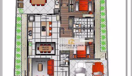 Casa Condomínio Cyrela, 3 suítes