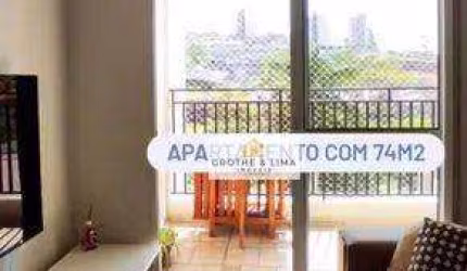 Apartamento com 2 dormitórios, 1 suíte à venda, 73 m² - Jardim Coleginho - Jacareí/SP