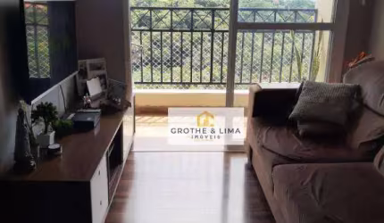 Imperdível! Apartamento com 3 dormitórios com Vista para Serra da Mantiqueira, à venda, 72 m² por R$ 450.000 - Condomínio Independência - Taubaté/SP