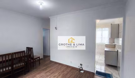 Apartamento com 2 dormitórios para alugar, 50 m² por R$ 1.788,18/mês - Bosque dos Eucaliptos - São José dos Campos/SP