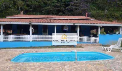 Oportunidade Única! Chácara com 2 dormitórios à venda, 23000 m² por R$ 650.000 - Mato Dentro - Tremembé/SP