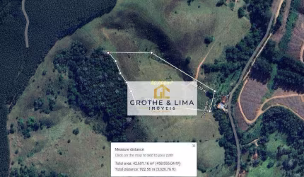 Área à venda, 40000 m² por R$ 440.000 - Pinheirinho - Redenção da Serra/SP