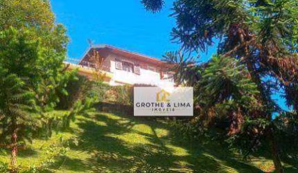 Sobrado com  4 dormitórios,  AC: 170 m² - AT: 1300m²  venda por R$ 830.000 ou aluguel por R$ 6.200/mês - Vale Encantado - Campos do Jordão/SP