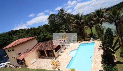 Chácara com 4 dormitórios à venda, 5310 m² por R$ 2.150.000,00 - Chácaras Condomínio Recanto Pássaros II - Jacareí/SP