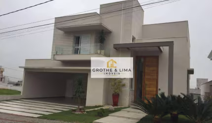 sobrado a venda com 4 Suítes com piscina no condomínio fechado Jaguary