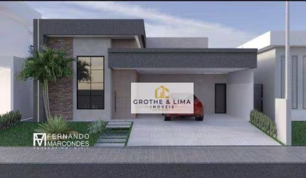 Casa com 3 dormitórios à venda, 150 m² por R$ 1.113.000,00 - Residencial Terras Do Vale - Caçapava/SP