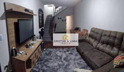 Sobrado com 3 dormitórios à venda, 125 m² por R$ 530.000,00 - Residencial União - São José dos Campos/SP