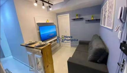 Apartamento com 1 dormitório à venda, 35 m² por R$ 320.000,00 - Pompéia - Santos/SP