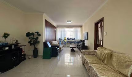 Apartamento com 3 dormitórios para alugar, 106 m² por R$ 4.700/mês - Pompéia - Santos/SP