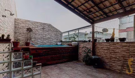 Cobertura com 4 dormitórios à venda, 114 m² por R$ 650.000,00 - Pechincha - Rio de Janeiro/RJ