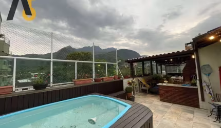 VENDO COBERTURA LINDÍSSIMA COM 205 METROS QUADRADOS NO CONDOMÍNIO VILLE D'OR, NO ANIL
