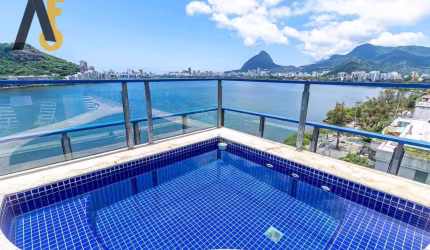 Cobertura com 4 dormitórios à venda, 495 m² por R$ 9.990.000,00 - Lagoa - Rio de Janeiro/RJ