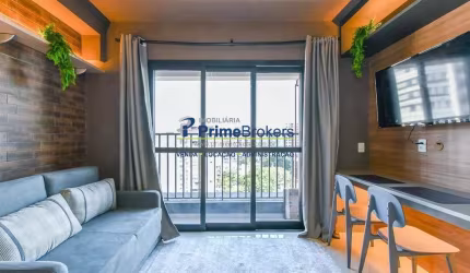 Apartamento com 1 quarto à venda na Avenida Miruna, Moema, São Paulo por R$ 527.000