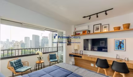 Apartamento com 1 quarto à venda na Rua Cardeal Arcoverde, Pinheiros, São Paulo por R$ 480.000