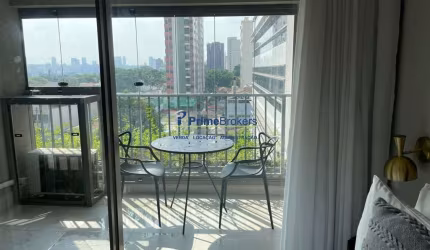 Apartamento com 1 quarto para alugar na Avenida dos Eucaliptos, Indianópolis, São Paulo por R$ 2.970