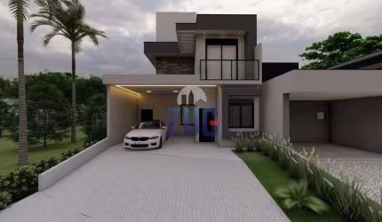 Sobrado à venda em Paulínia, Vila Monte Alegre, com 3 suítes, com 172.99 m², Terras da Estância