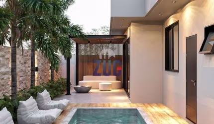 Casa à venda em Paulínia, Parque Brasil 500, com 3 suítes, com 212.86 m², Residencial Santorini