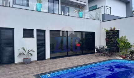 Sobrado à venda em Valinhos, Jardim São Marcos, com 4 suítes, com 285 m², Residencial Villa do Sol