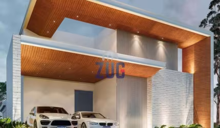 Sobrado à venda em Paulínia, Parque Brasil 500, com 4 suítes, com 211.78 m², Residencial Santorini