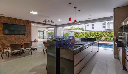 Sobrado à venda em Campinas, Swiss Park, com 4 suítes, com 474 m², Condomínio Swiss Park