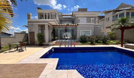 Sobrado para alugar em Campinas, Loteamento Alphaville Campinas, com 4 suítes, com 433 m²