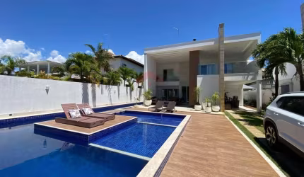 Casa para Venda em Camaçari, Guarajuba (Monte Gordo), 5 dormitórios, 5 suítes, 8 banheiros, 3 vagas