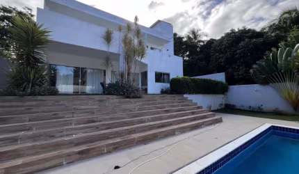 Casa para Locação em Camaçari, Catu de Abrantes, 4 dormitórios, 3 suítes, 5 banheiros, 6 vagas