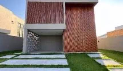 Casa para Venda em Camaçari, Abrantes, 4 dormitórios, 4 suítes, 5 banheiros, 3 vagas
