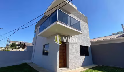 Sobrado com 3 dormitórios à venda, 91 m² por R$ 485.000 - Jardim das Graças - Colombo/PR