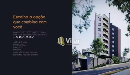 Apartamento com 2 dormitórios à venda, 54 m² por R$ 465.588 - Tingui - Curitiba/PR