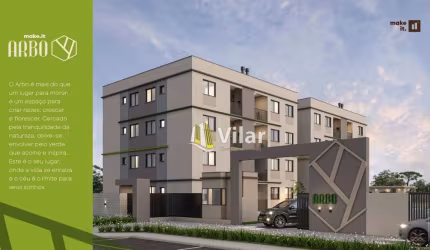 Apartamento com 2 dormitórios à venda, 41 m² por R$ 280.000,00 - Vargem Grande - Pinhais/PR