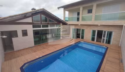 MARAVILHOSO SOBRADO 04 DORM/COM PISCINA GRANDE MOBILIADO PARA VENDA EM ITANHAÉM!