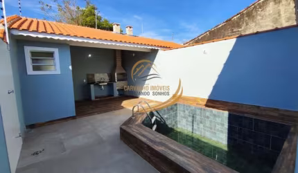 CASA GEMINADA COM 03 DORM LADO PRAIA PISCINA E CHURRASQUEIRA EM ITANHAÉM!