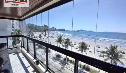 Apartamento com 4 dormitórios à venda, 220 m² por R$ 2.200.000,00 - Astúrias Frente Mar - Guarujá/SP