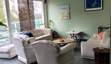 Apartamento com 4 dormitórios à venda, 155 m² por R$ 625.000,00 - Pitangueiras - Guarujá/SP