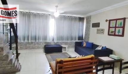 Apartamento Duplex com 3 dormitórios à venda, 110 m² por R$ 660.000,00 - Tombo - Guarujá/SP
