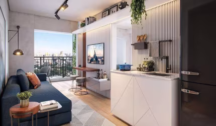 Apartamento para Venda - 22m², 1 dormitório, Brooklin